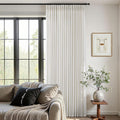 80 Inch Extra Wide Pinch Pleated Curtains 105 in Length - Light