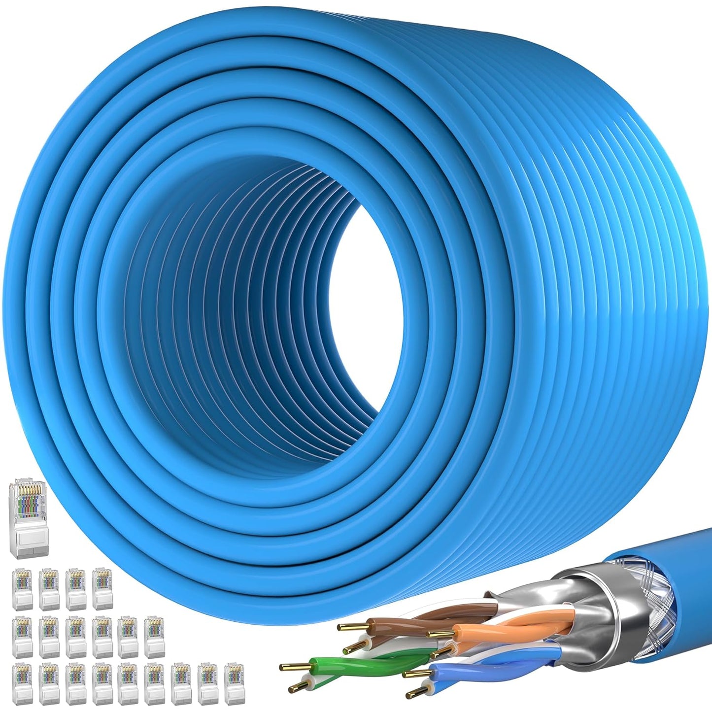 Cat 7 Outdoor Ethernet Cable for High-Speed Internet Connection