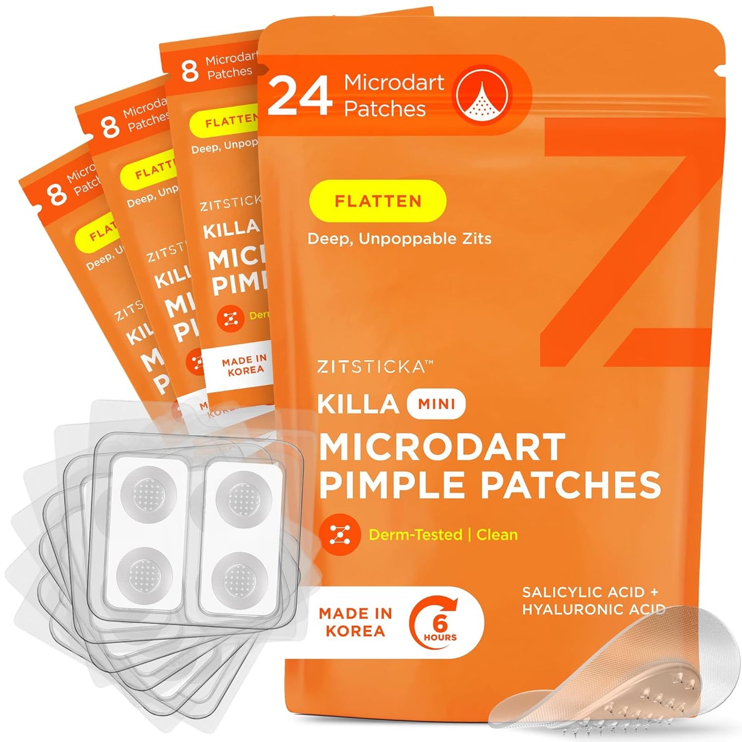 ZitSticka Killa Pimple Patches - Fast-Acting Microdart Solution