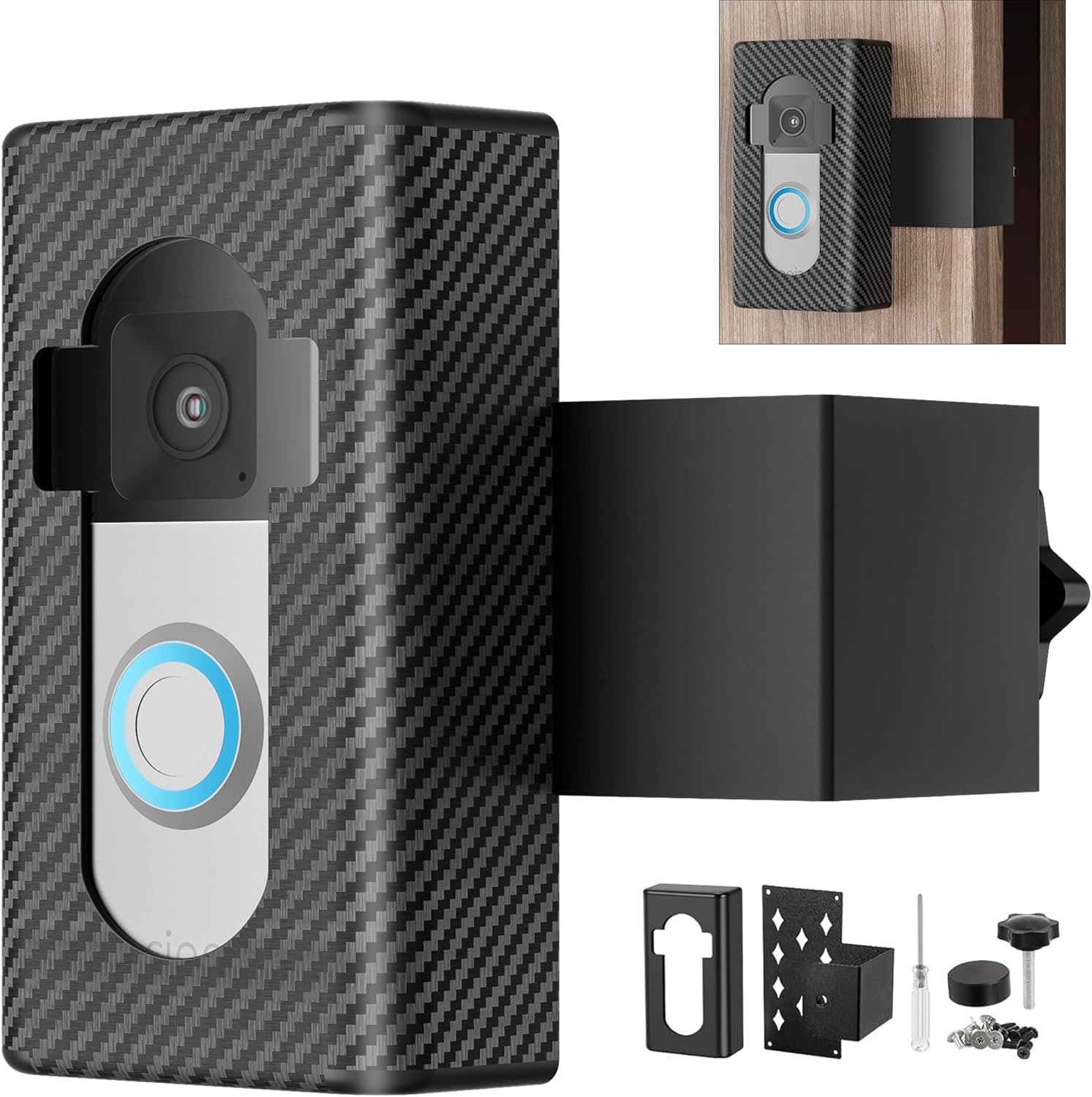 Secure Ring Doorbell Mount - AHBTEYM No-Drill Holder