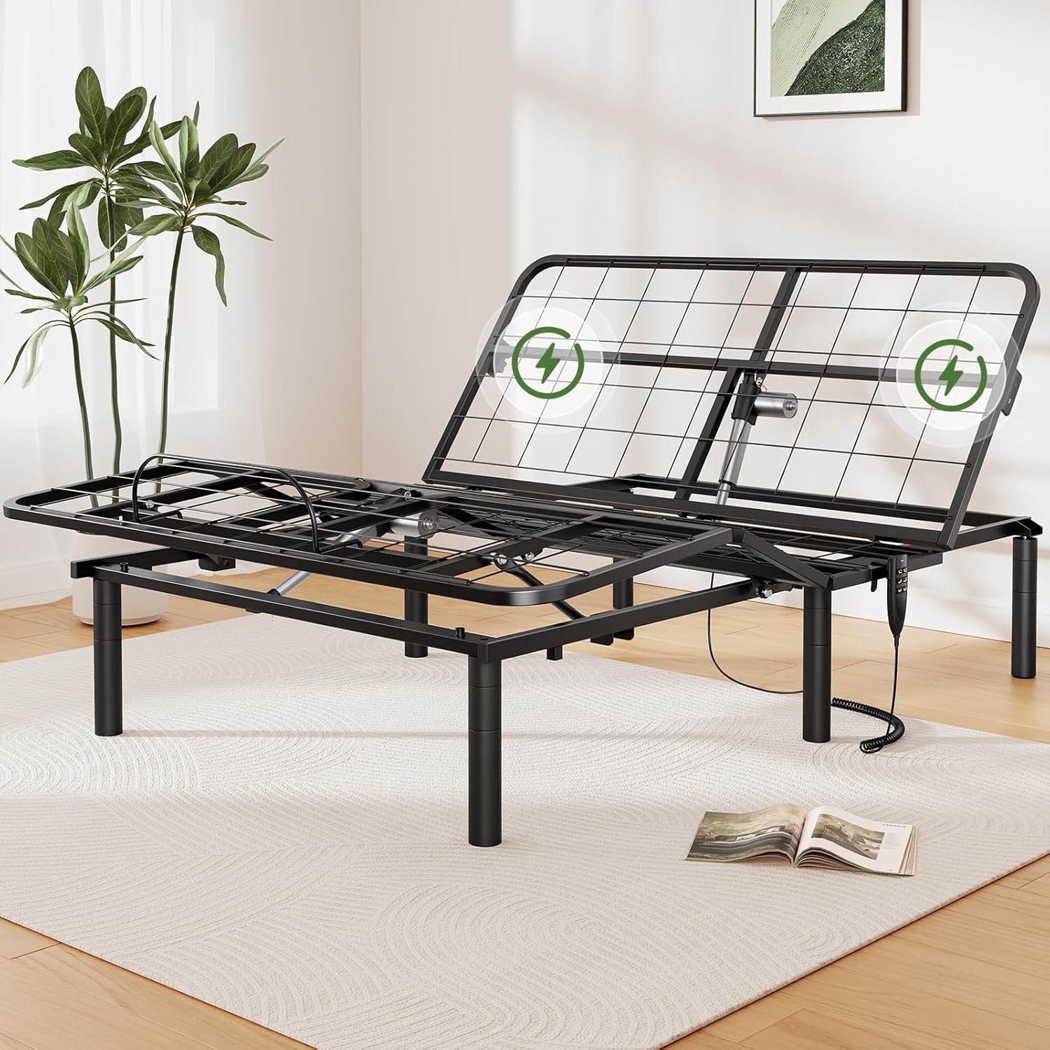 Marsail Full Adjustable Bed Base Frame for Ultimate Comfort