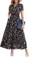Kranda Women's Floral Maxi Dress with Pockets for Every Occasion