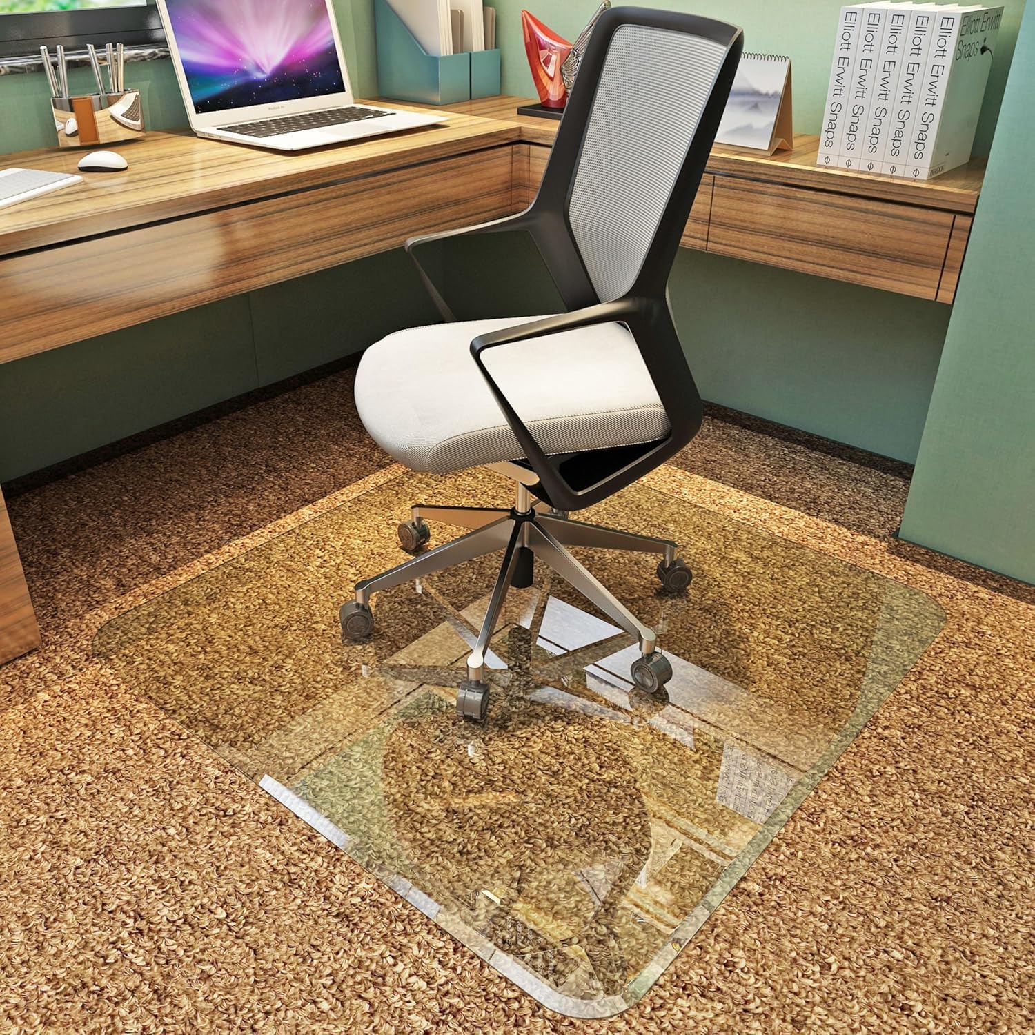 Smooth Glide Glass Chair Mat for Ultimate Comfort