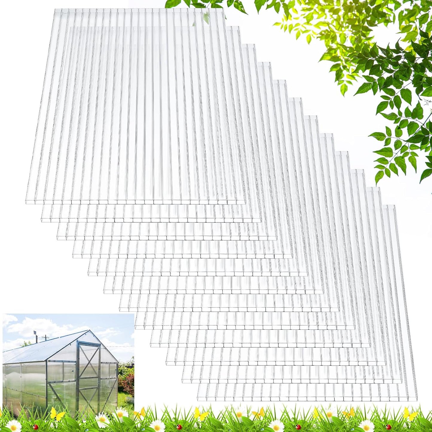 Polycarbonate Greenhouse Panels for Durable Plant Protection