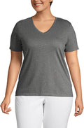 Women's Relaxed Supima Cotton V-Neck T-Shirt - Lightweight Comfort