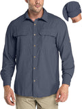 33,000ft Men's Long Sleeve UPF 50+ Sun Protection Shirt - Cooling