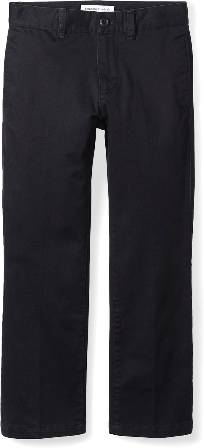 Boys and Toddlers' Uniform Straight-Fit Flat-Front Chino Pants