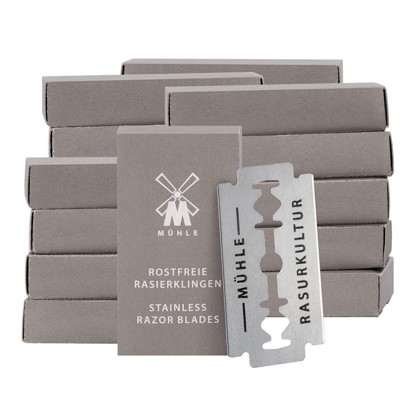 MUHLE Stainless Steel Safety Razor Blades for a Close Shave