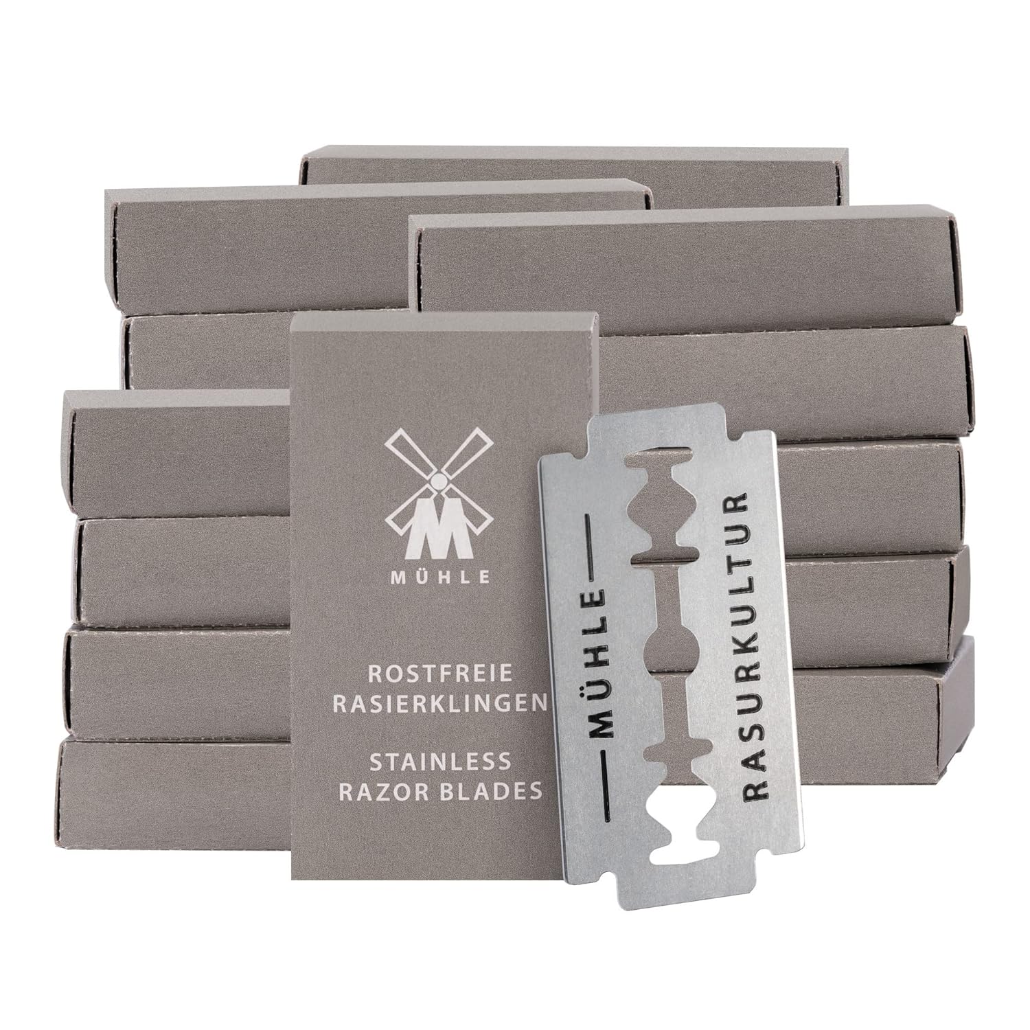 MUHLE Stainless Steel Safety Razor Blades for a Close Shave