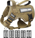 WINSEE Tactical Dog Harness for Large Dogs - Heavy Duty MOLLE Vest