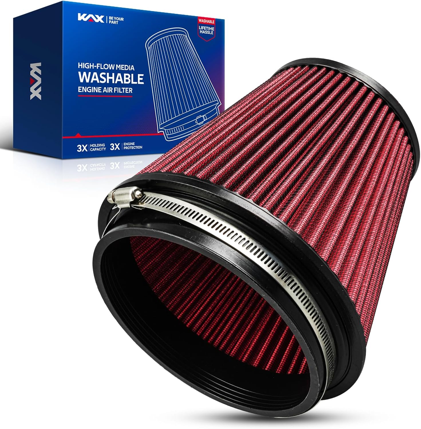 KAX Premium Washable Engine Air Filter for Enhanced Performance