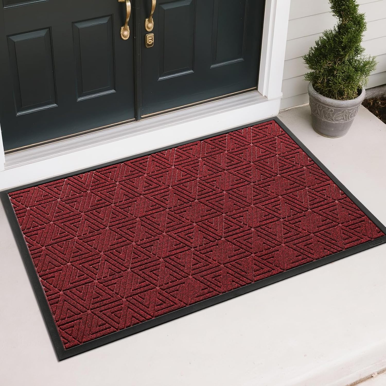 Yimobra Large Door Mat 47x32 for All-Weather Non-Slip Use