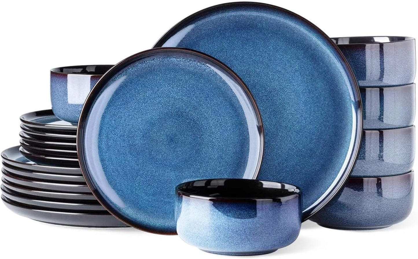 LeRatio Ceramic Dinnerware Set for 6 - Elegant and Durable