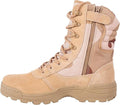 RIELD Men's Military Tactical Work Boots Side Zipper - Durable Comfort