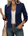 Women's Business Casual Cropped Blazer - Polished Office Staple