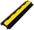 Rubber Cable Ramp 1 Channel 39.37in x 9.84in - Heavy Duty 22000Lb