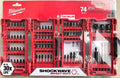 Milwaukee Shockwave Impact Driver Bit Set 74 Piece - Durable Value