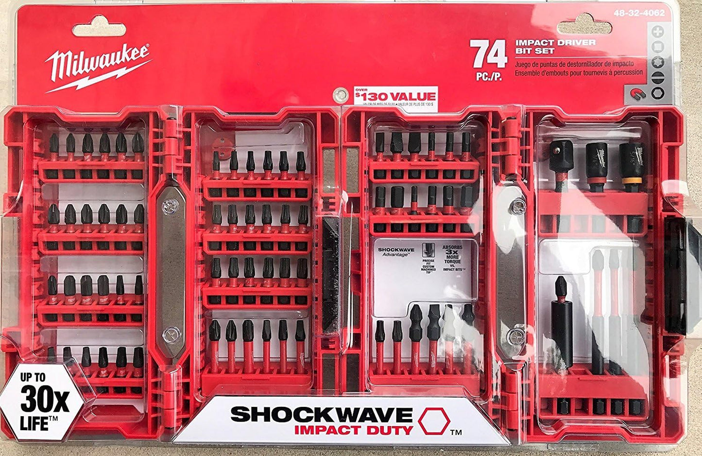 Milwaukee Shockwave Impact Driver Bit Set Delivers Maximum Strength