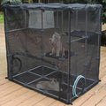 INTURN Catio Outdoor Cat Enclosure Mega Kit - Spacious Modular Haven
