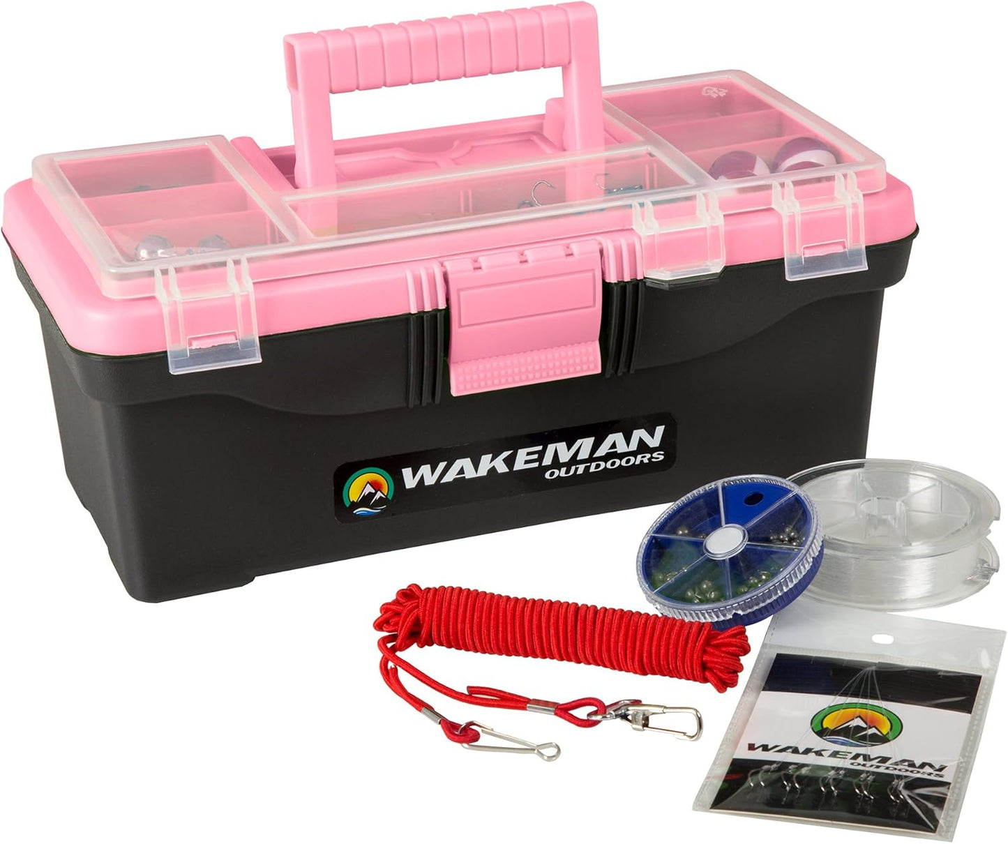 Wakeman 55-Pc Fishing Tackle Set - Complete Gear for Anglers!