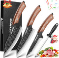 Kitchen Knives Hand Forged Japanese Knife Set 3Pcs - Precision Cuts