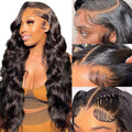 28 in Body Wave 13x4 HD Lace Front Wig - 180% Density Natural Hairline