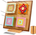 15.5ft Foldable Crochet Blocking Board with 35 Stainless Steel Pegs