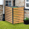 NAIZEA 36in W x 44in H Air Conditioner Fence for Privacy