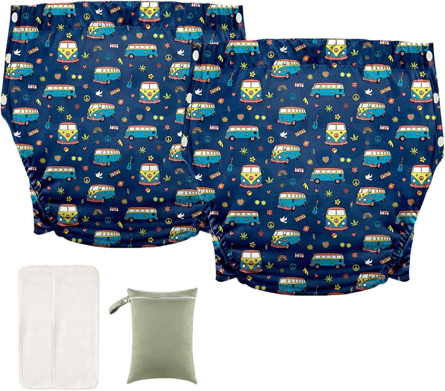 WEEOATAR Waterproof Cloth Adult Swim Diaper XL