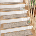 8x30 Non-Slip Stair Treads - Secure, Soft Polyester for Home Steps