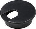 2 in Rok Black Round Desk Grommet 25 Pack - Cable Management