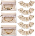 Vlando Travel Jewelry Bags for Women - Velvet Organizer Case