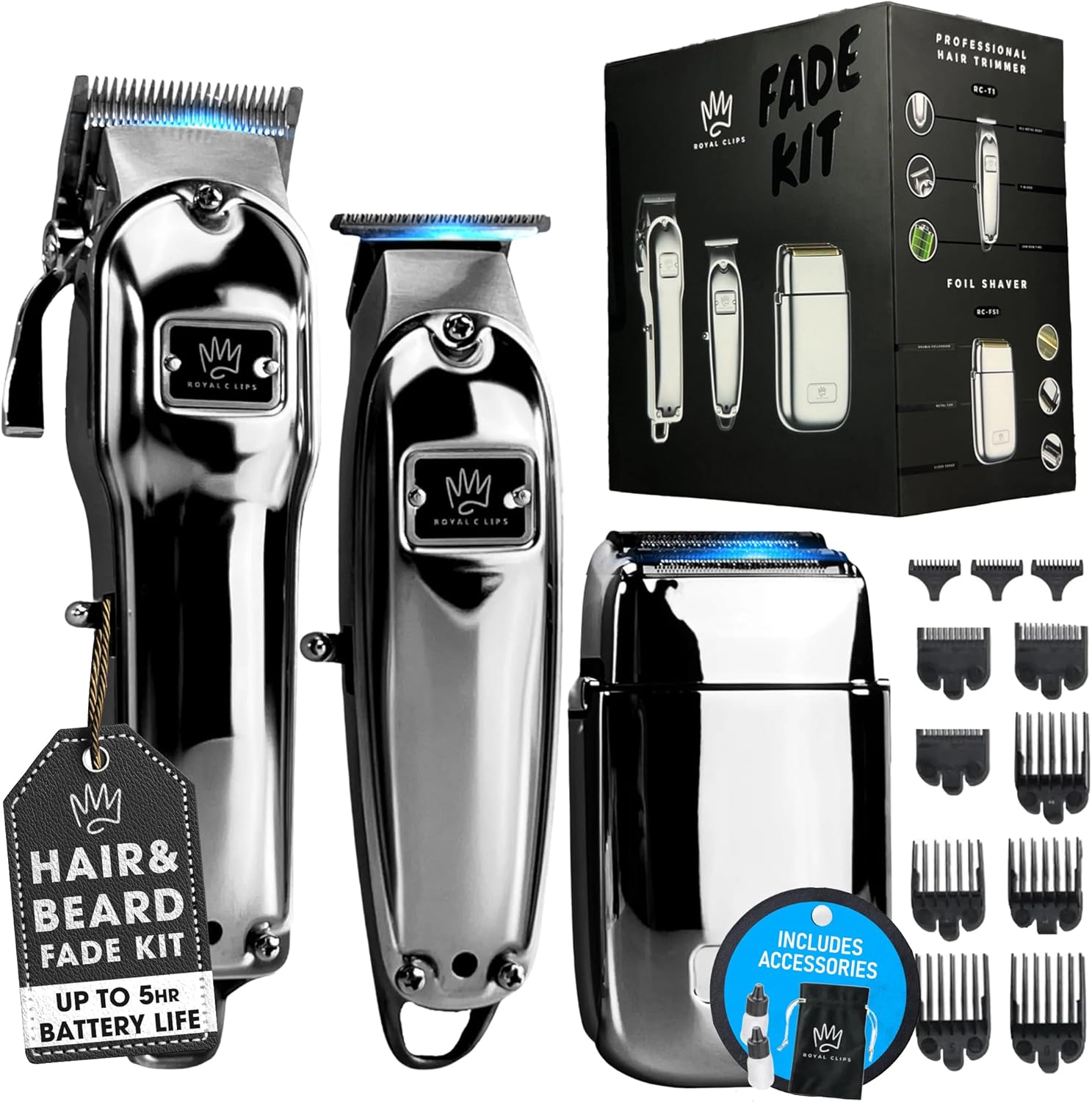 Professional Hair and Beard Fade Kit for Home and Barbers