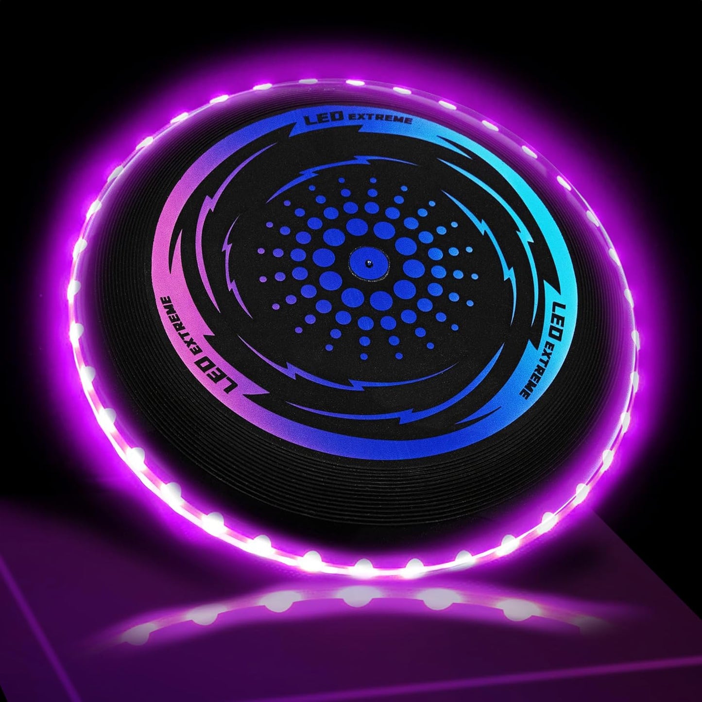 Vibrant Glow Flying Disc - 49 LEDs!