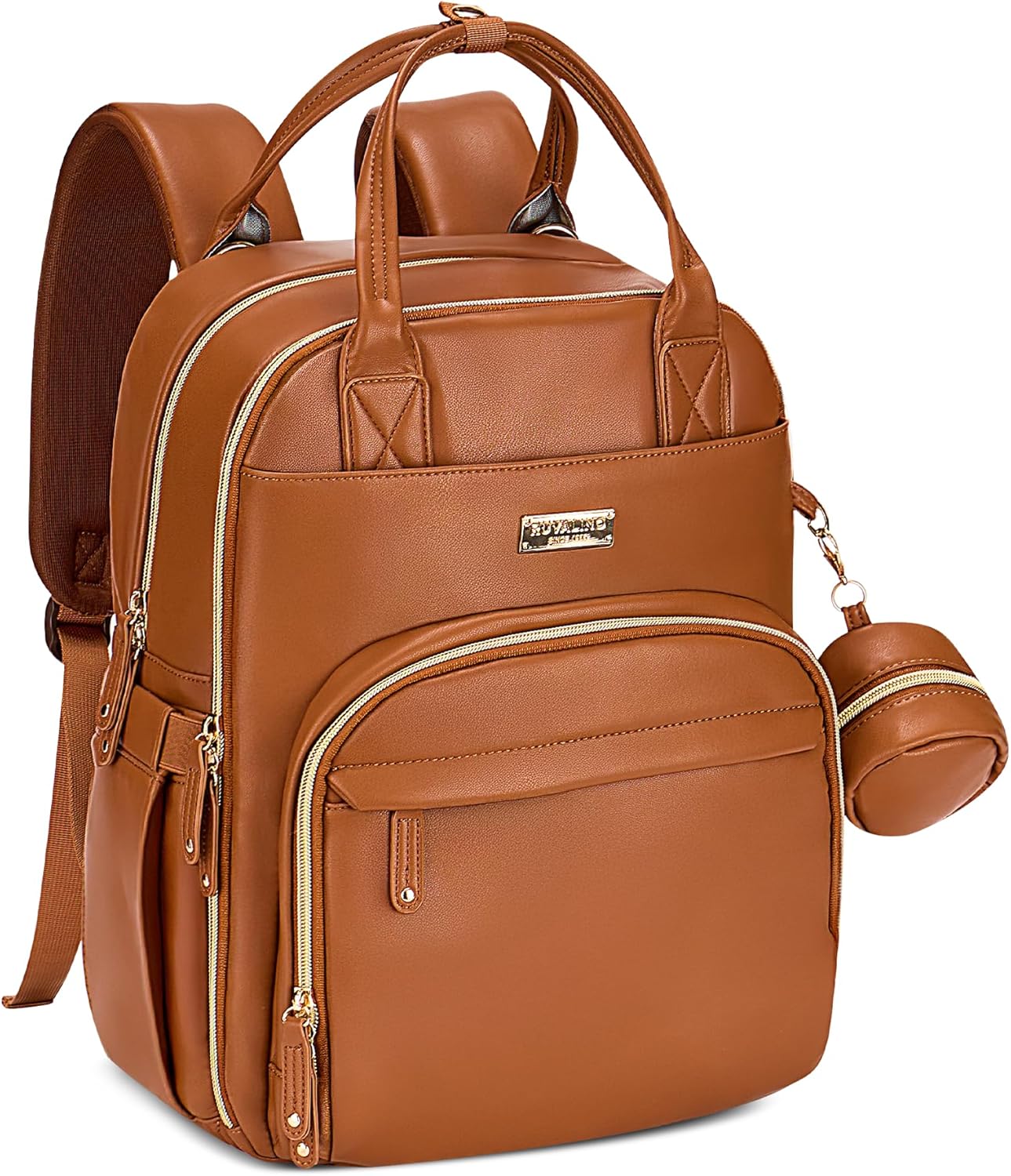 RUVALINO Diaper Bag Backpack - Large Capacity Travel Pack
