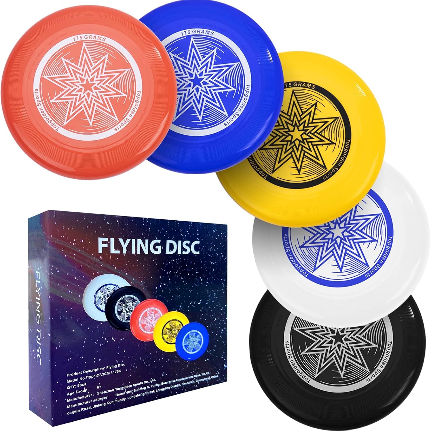 Eastgoing 175g Flying Disc - Ultimate Fun in Multiple Colors! 