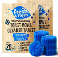 Disposable Toilet Bowl Cleaners (60 Tablets) - Long-Lasting 2-3 Week