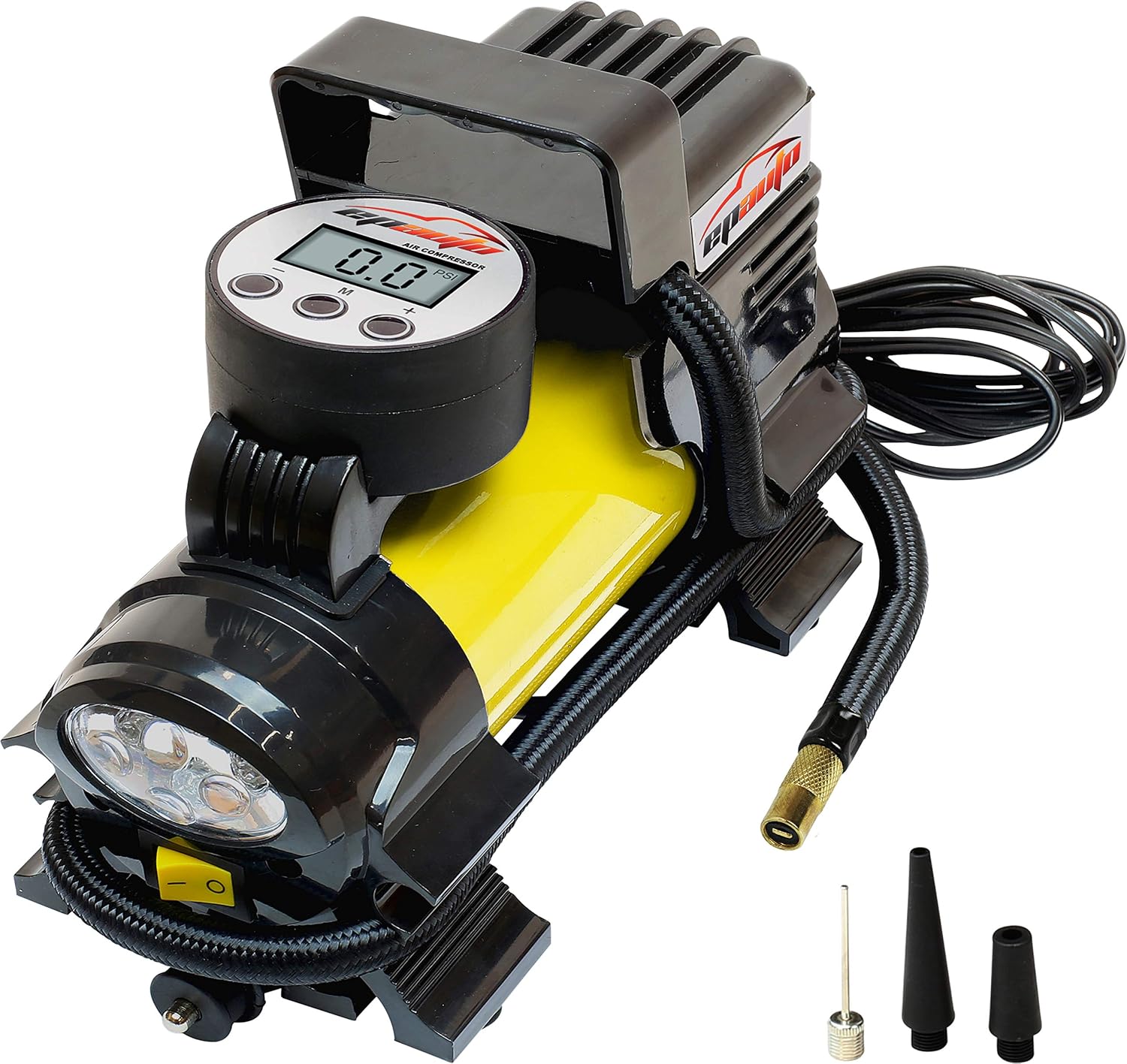 EPAuto 12V DC Portable Air Compressor Pump for Easy Inflation