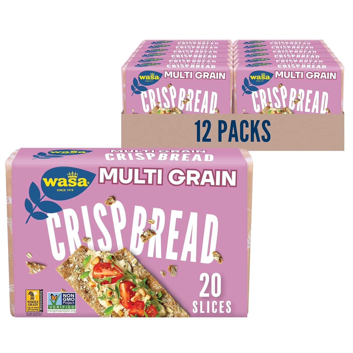 Wasa Multi Grain Crispbread - Delicious Non-GMO Crackers