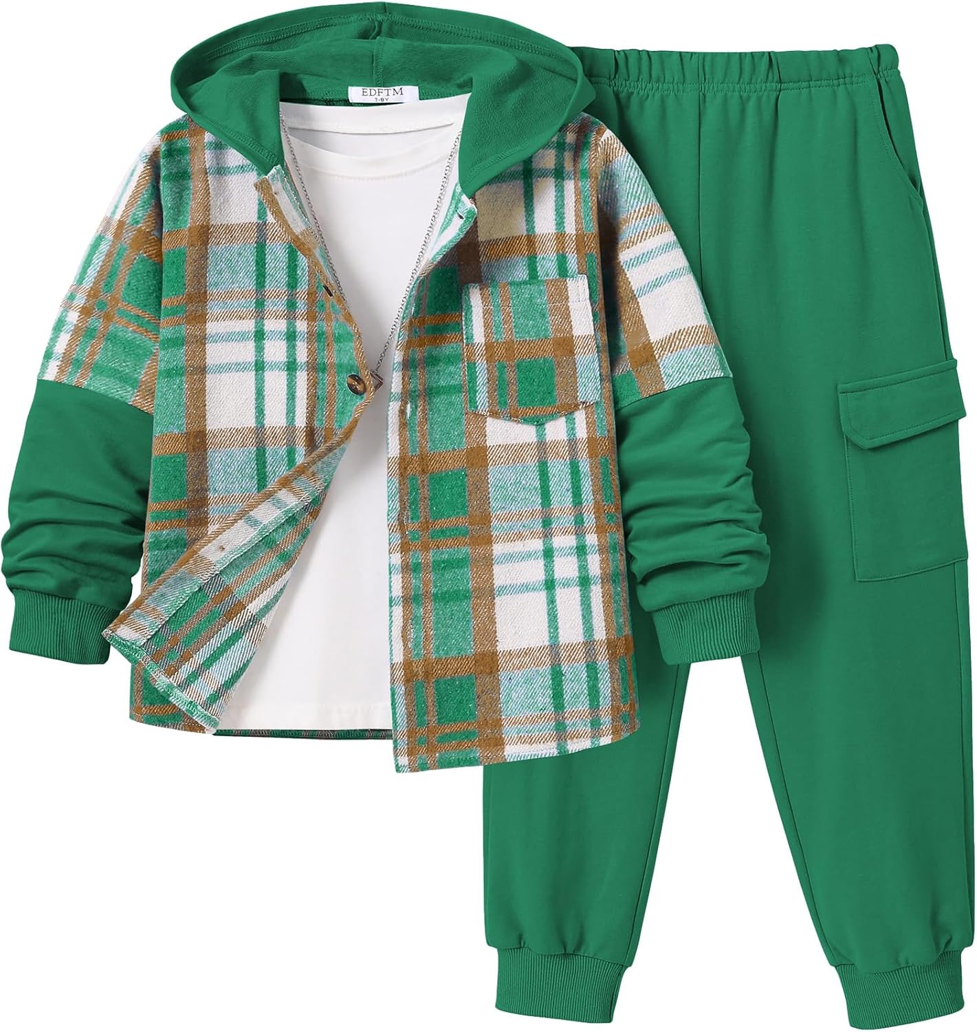 Boys Clothes Sweatsuit Set with Hoodie and Jogger Pants for Kids