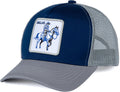 Football Fan Patch Trucker Hat - Netted Snapback Cap for Fans Baseball