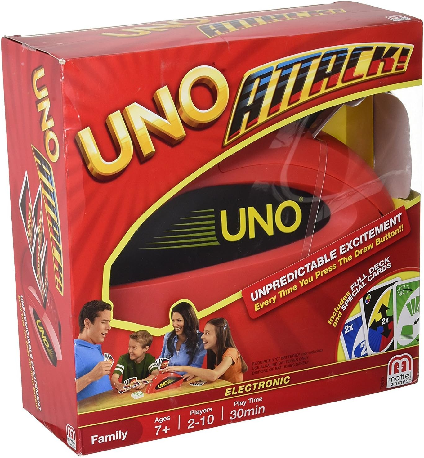 UNO Attack! Game - Fast-Paced Fun for Family and Friends