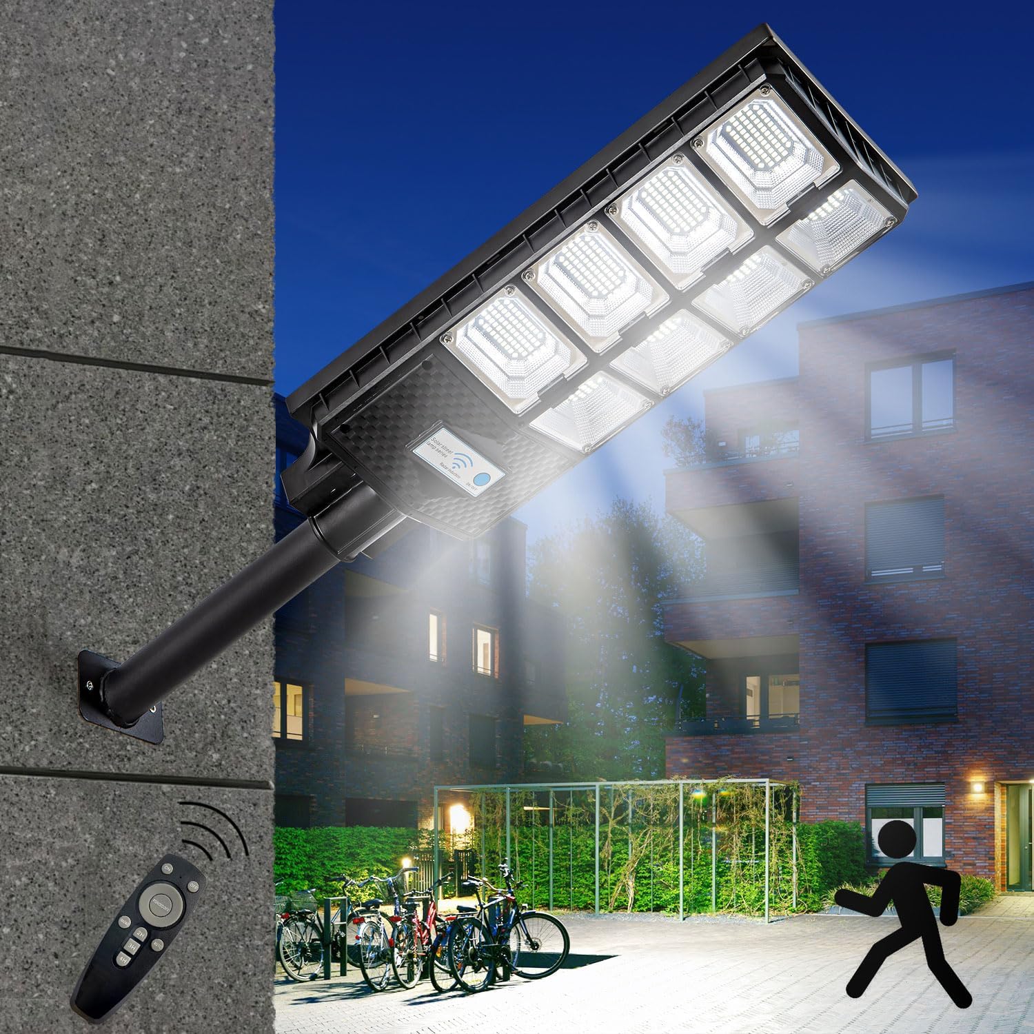 Solar Street Lights Outdoor Waterproof with Motion Sensor Control