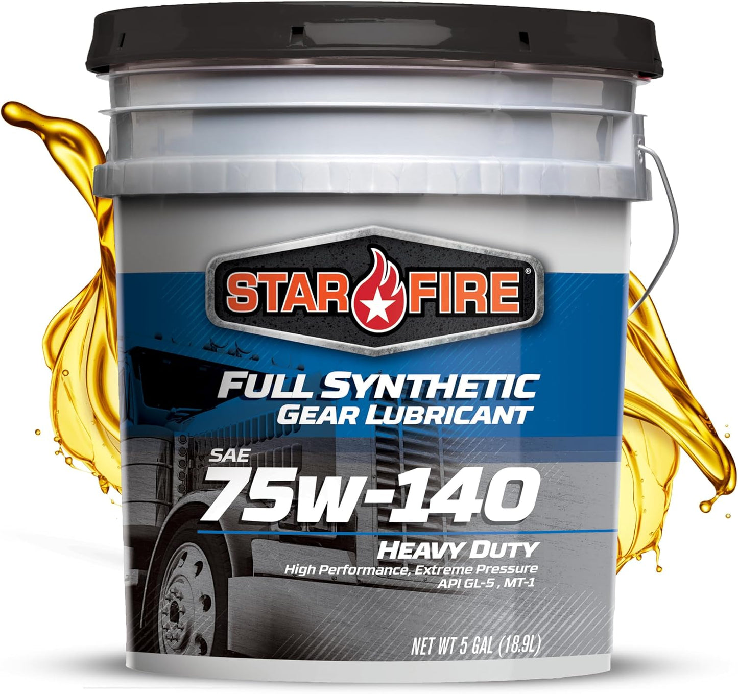 STARFIRE SAE 75W-140 Full Synthetic Gear Lubricant for Heavy Duty