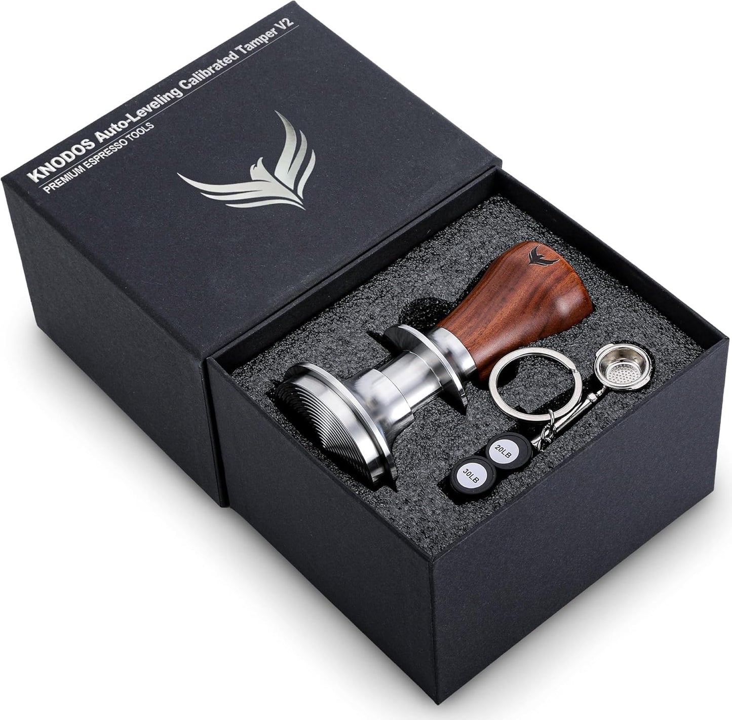 51mm Coffee Tamper Tool for Espresso with Spring Loaded Design