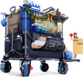 Super Cart & Table Folding Double Decker Wagon - Mega Capacity
