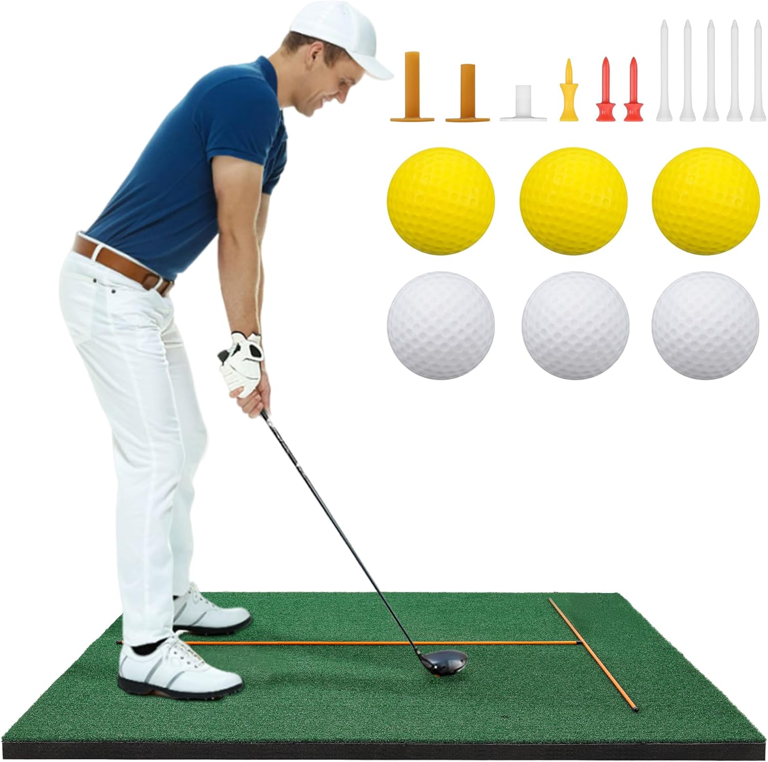 FRANKTECH Golf Practice Mat - For Home & Outdoors
