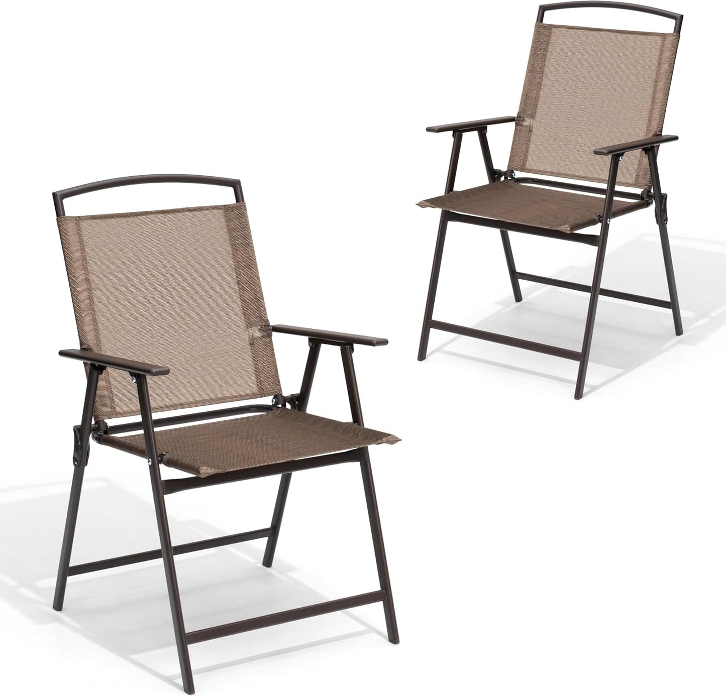 Crestlive Products Set of 2 Portable Outdoor Folding Chairs
