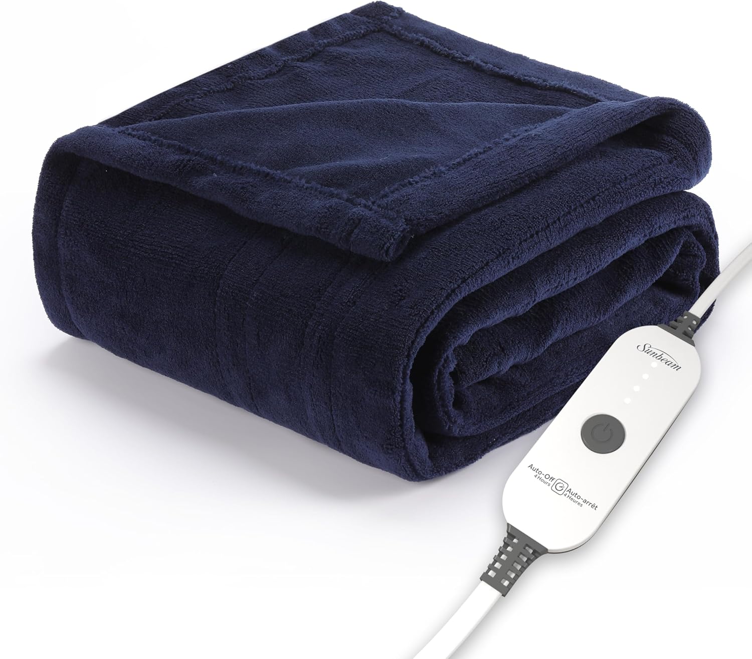 Sunbeam Electric Throw Heated Blanket for Cozy Warmth and Comfort