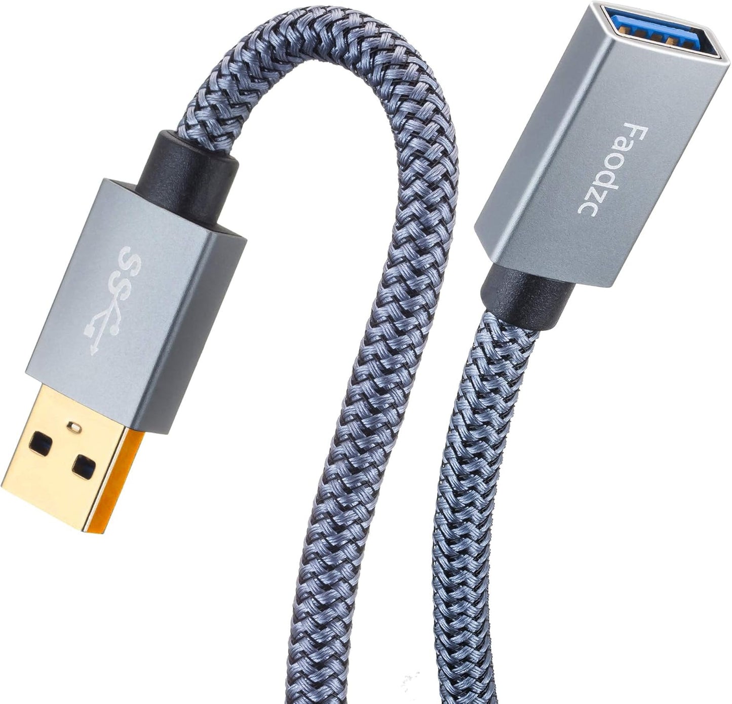 Short 2ft USB 3.0 Extension Cable - Fast Data Transfer! 